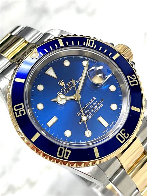 rolex submariner two tone blue retail price|Rolex Submariner blue bezel price.